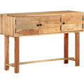Sideboard aus Massivholz und Akazienholz mit geschlossenem Stauraum