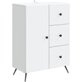 Das Sideboard misst 66 x 34.5 x 90 cm in Weiss
