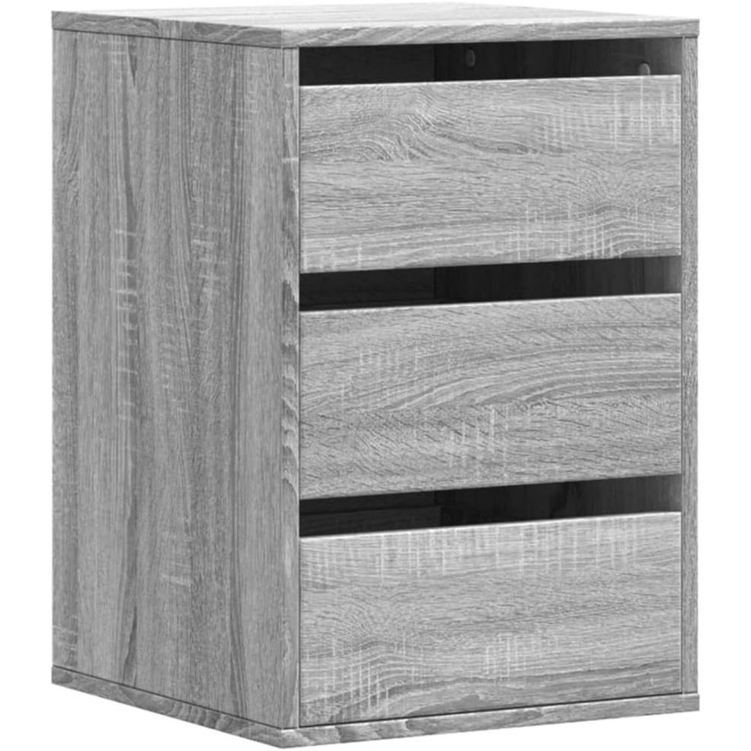 Schubladen treffen bei dem Sideboard auf 3 Schubladen