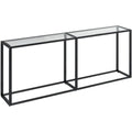 Nachttisch mit den Massen 200 x 35 x 75.5 cm in Transparent