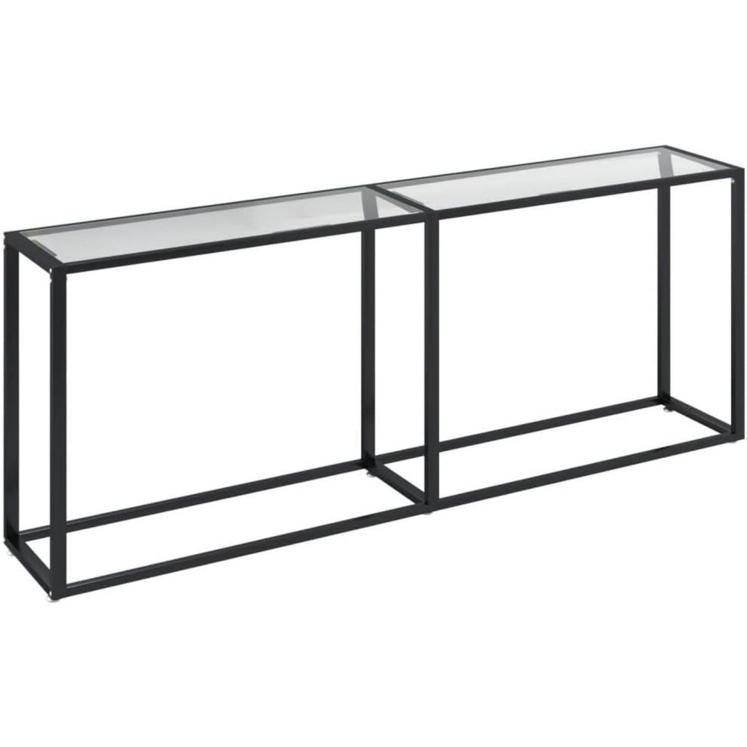 Nachttisch mit den Massen 200 x 35 x 75.5 cm in Transparent