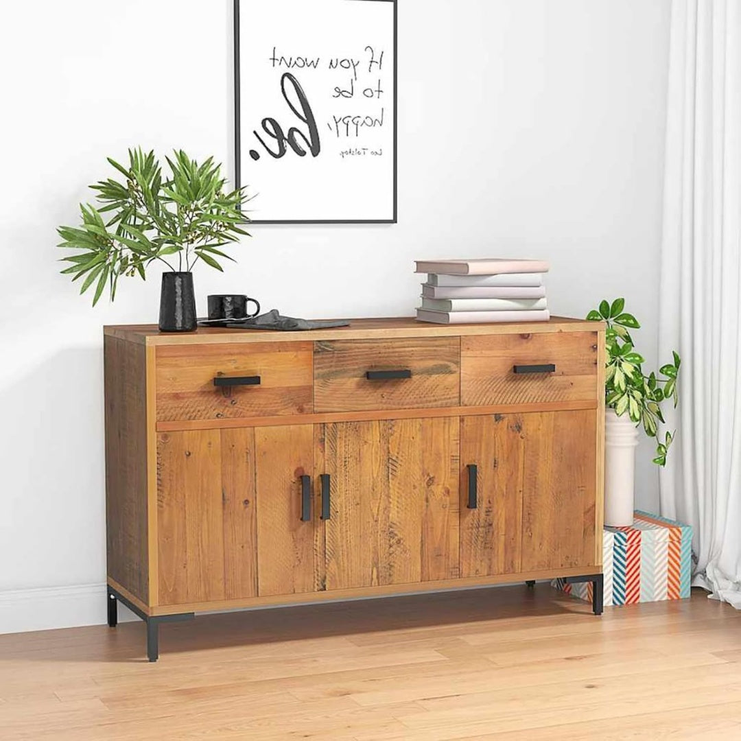 Sideboard mit den Massen 110 x 35 x 70 cm in Braun