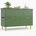 Sideboard mit den Massen 100 x 39.5 x 75 cm in Schwarz