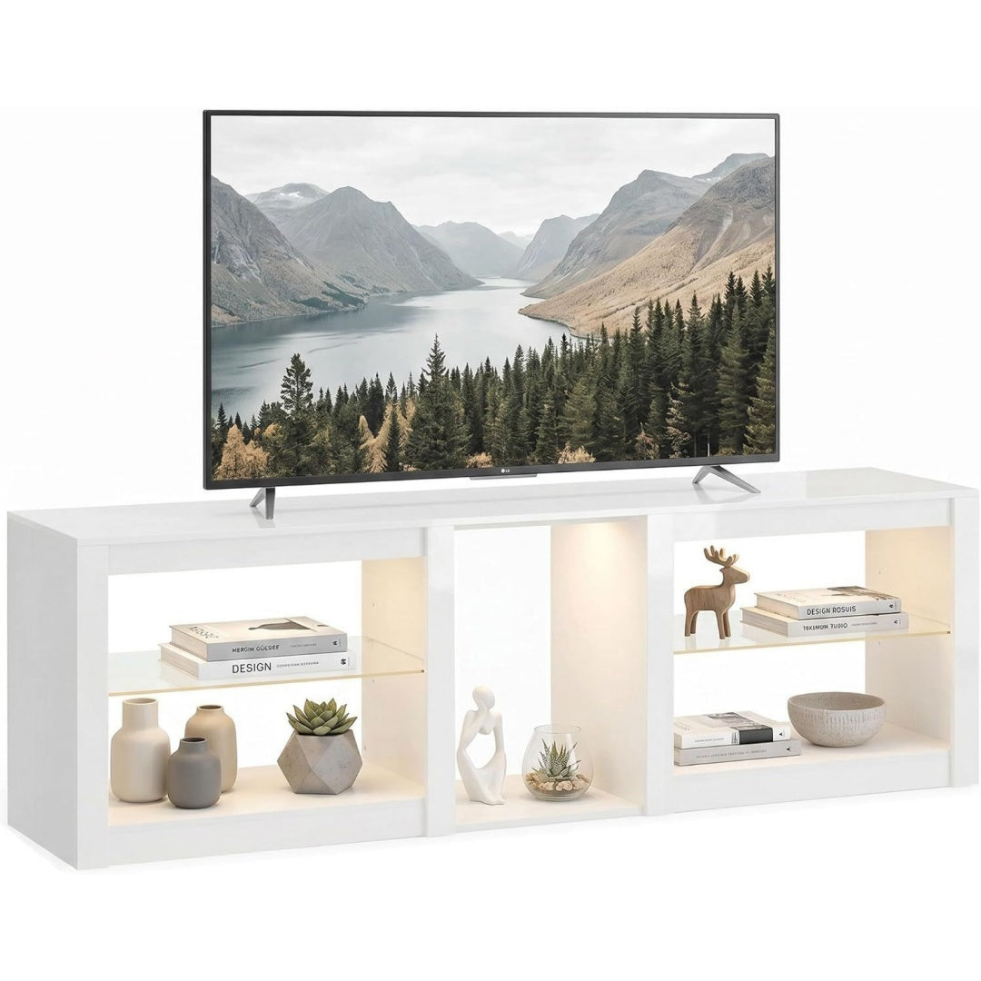 Glasablagen praegen das Medienboard
