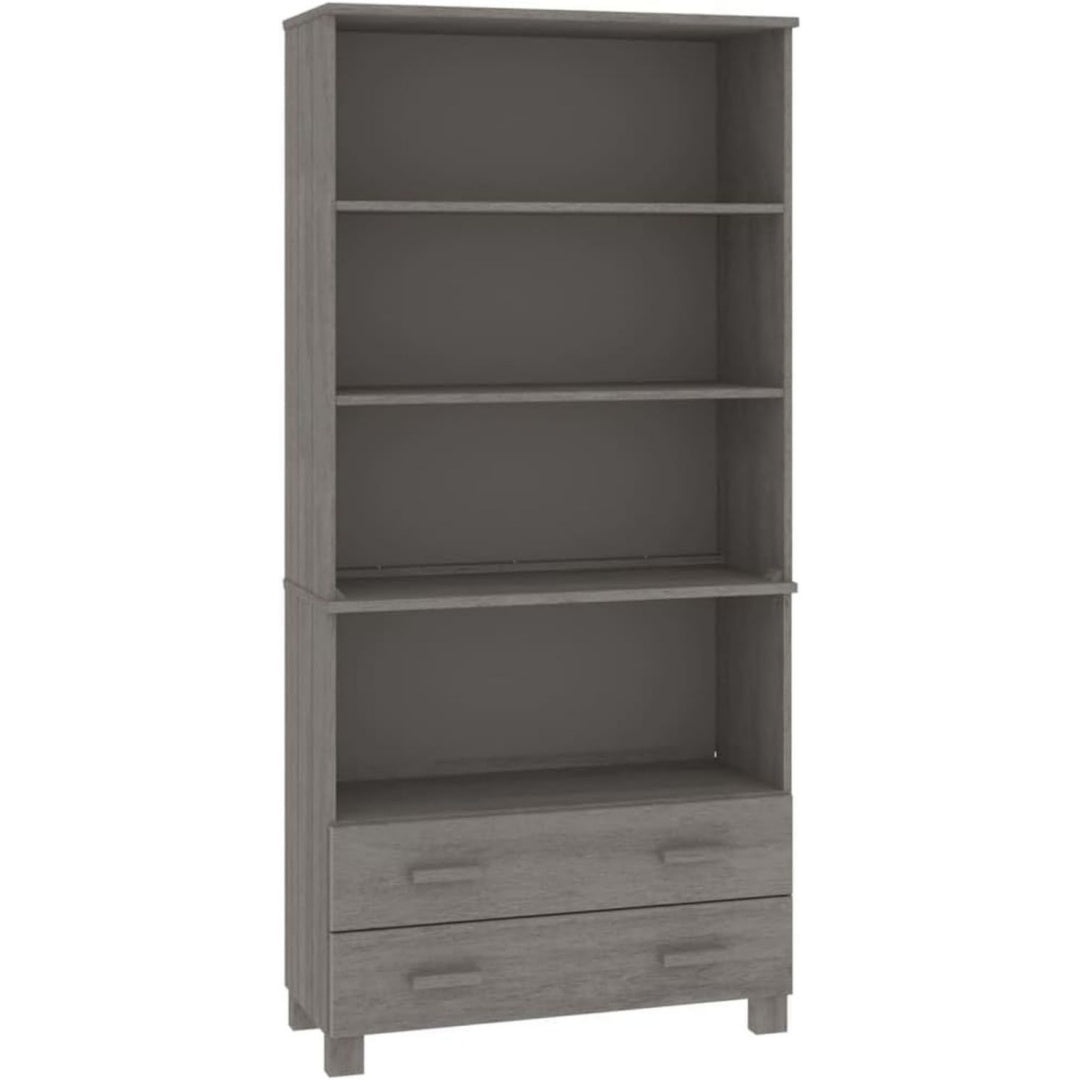 Hochschrank in Hellgrau