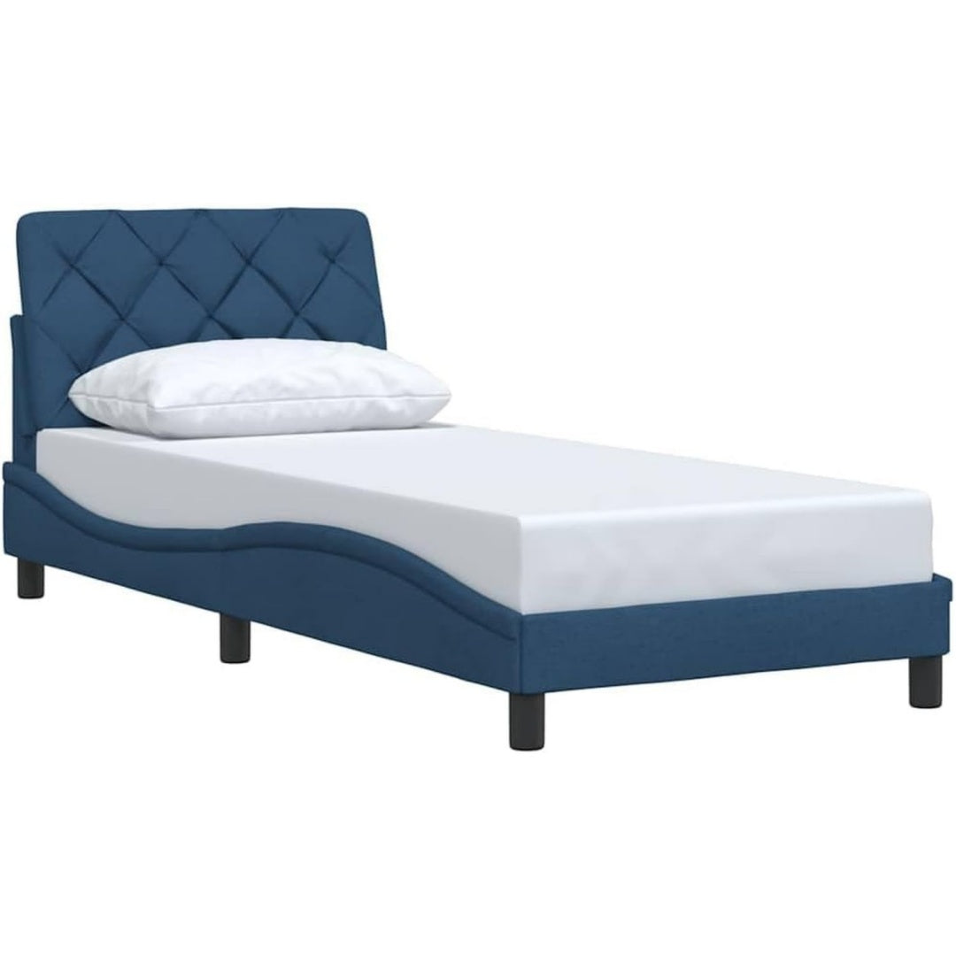 LED Beleuchtung an dem Bettgestell mit den Massen 90 x 190 cm