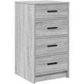 Sideboard mit den Massen 40 x 41 x 75 cm in Eichenbraun und Grau