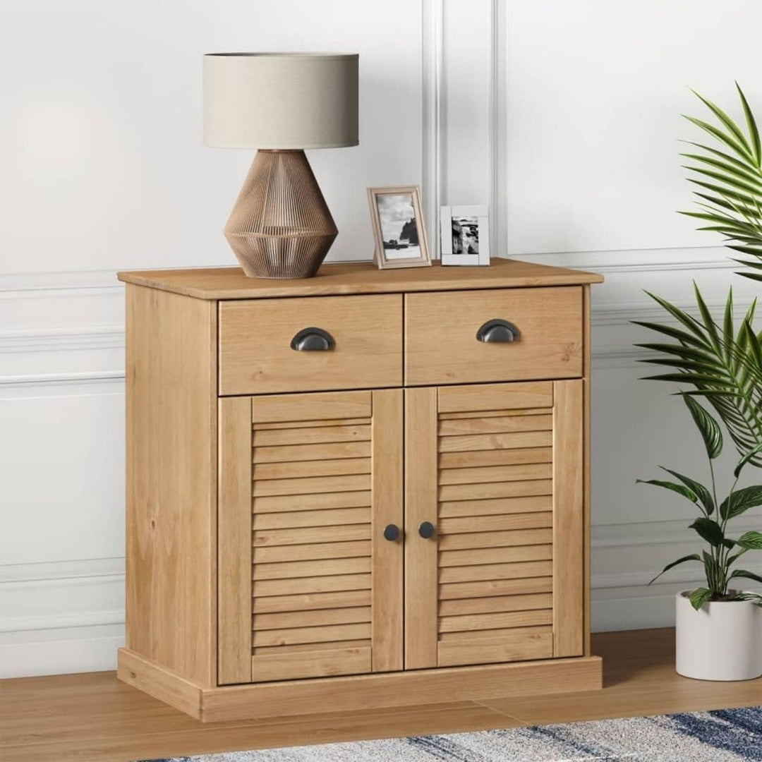 Sideboard mit den Massen 78 x 40 x 75 cm in Naturbraun