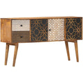 Sideboard mit den Massen 130 x 30 x 70 cm in Naturbraun