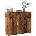 3 Tueren praegen das Sideboard aus Holzwerkstoff